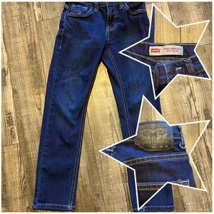 Boy’s Levi’s 511 Slim Jeans Dark Wash Size 8 Regular